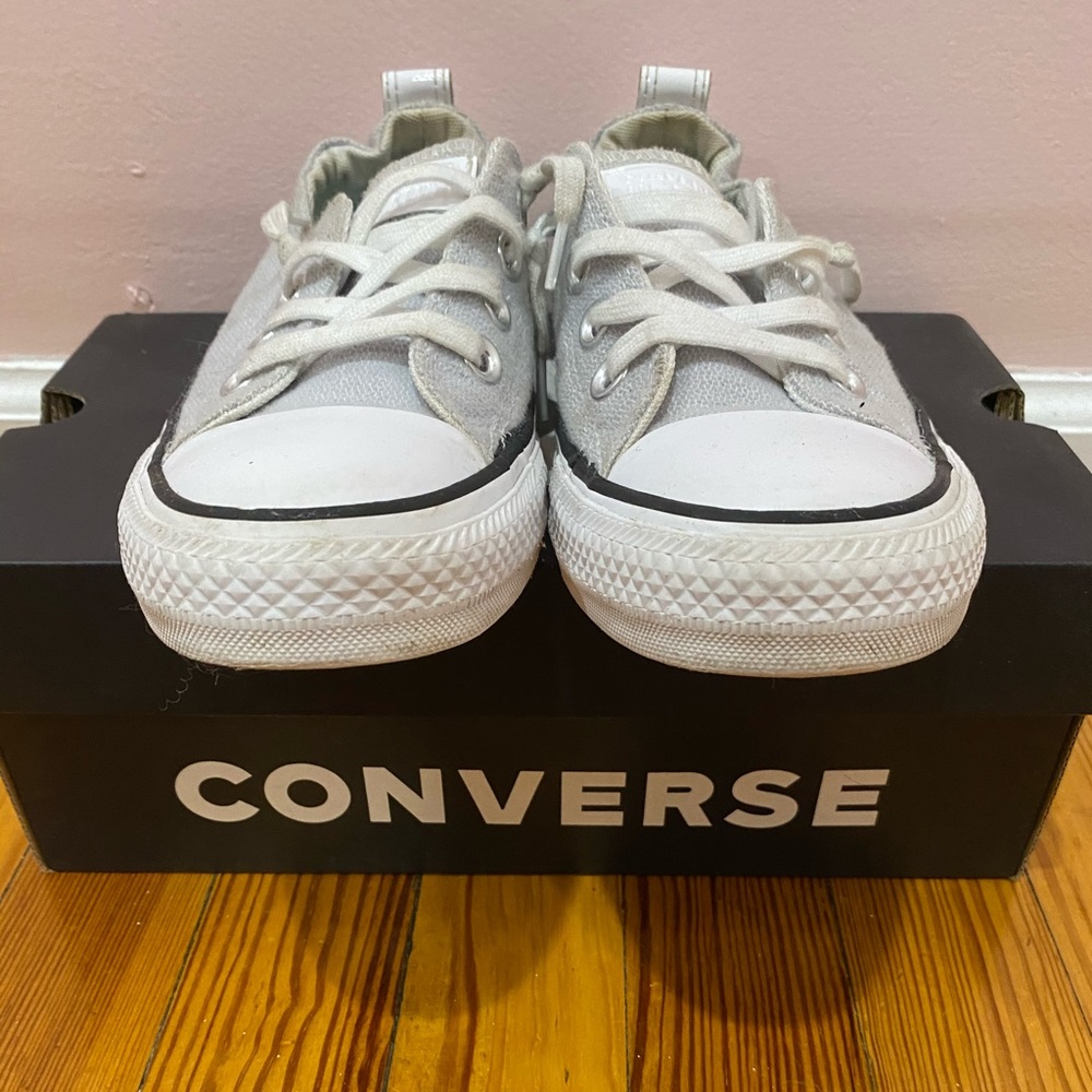 Light Gray slip on Converse All Star